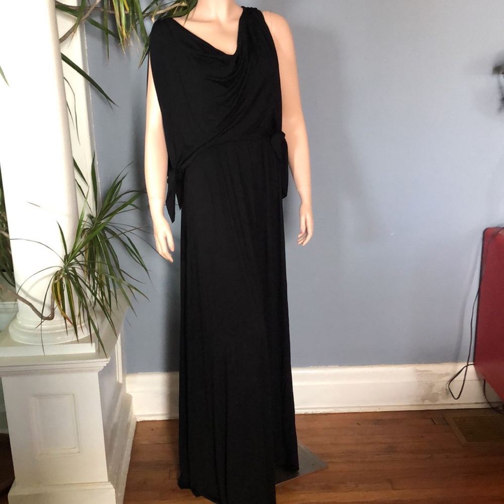 Rachel Pally Birdie Draped Grecian Maxi Dress